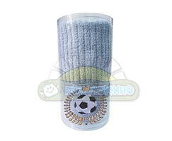 Махровое полотенце Вита 34х70 с вышивкой "Футбол"