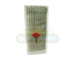 Махровое полотенце Вита 34х70 с вышивкой "Розы"