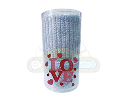 Махровое полотенце Вита с вышивкой "Love" 50х90