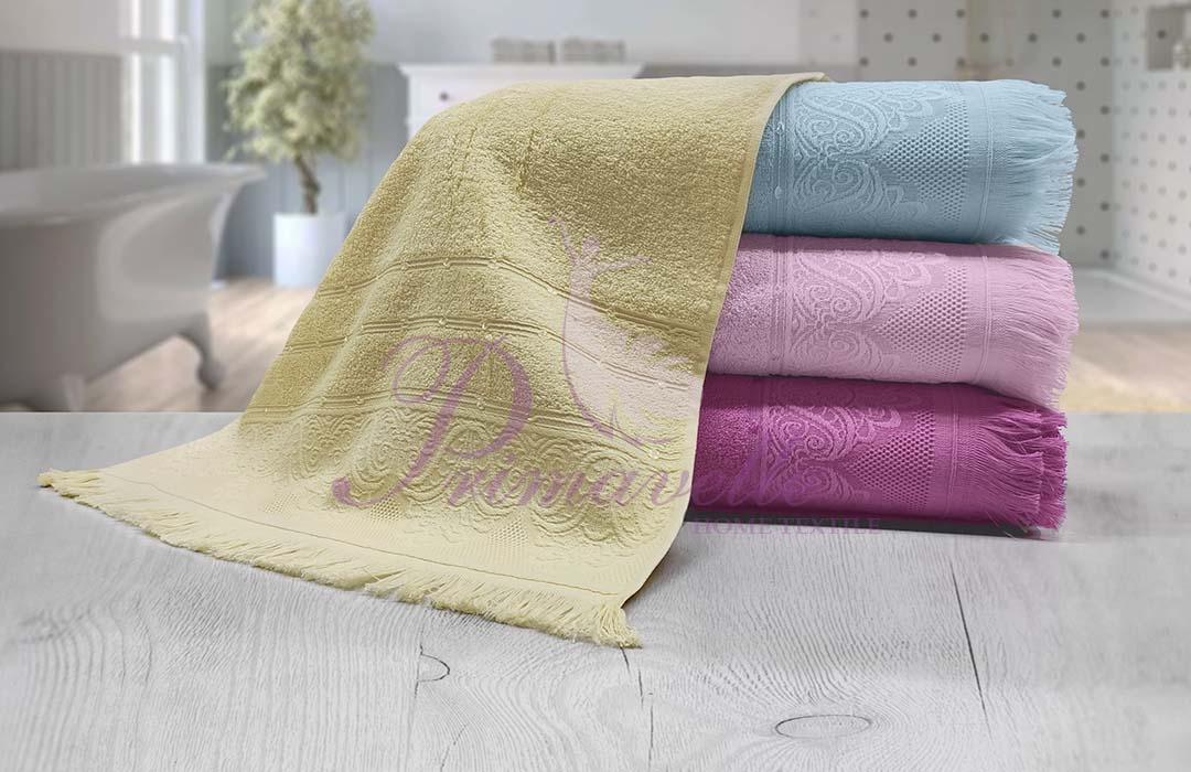 Бамбуковое махровое полотенце Adajio 50х90
