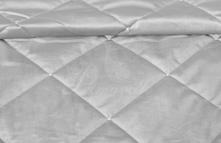Чехол декоративный на подушку Velluto серебро